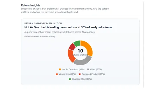 Return Insights AI screenshot