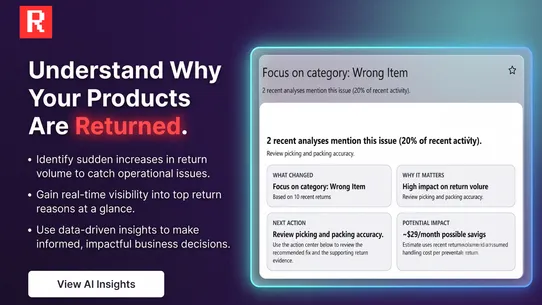 Return Insights AI screenshot
