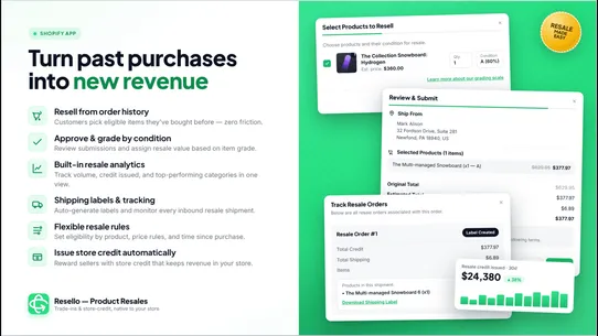 Resello ‑ Product Resales screenshot