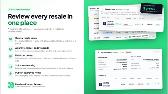 Resello ‑ Product Resales screenshot