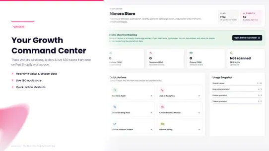 Nimora: AI Media &amp; SEO screenshot