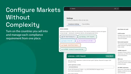Ceendesis ERP Compliance screenshot