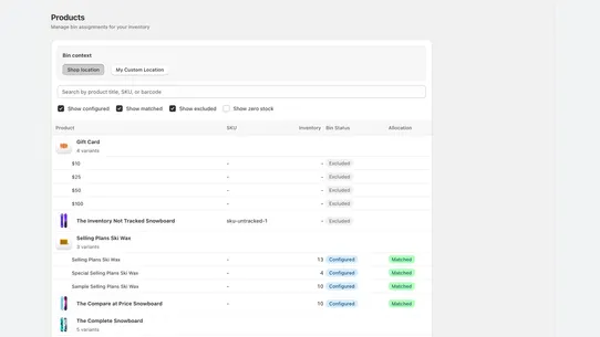 Bintech screenshot
