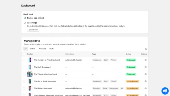 Suggestly – AI Recommendations screenshot