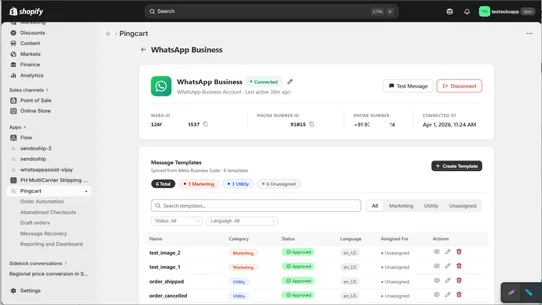 Pingcart screenshot