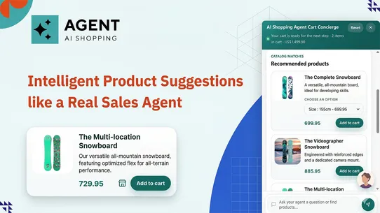 AI Shopping Agent &amp; Support screenshot