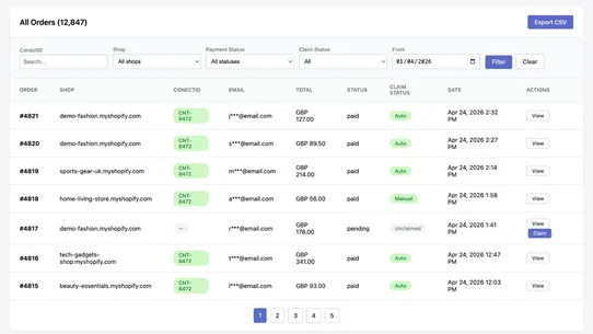 Conectia ‑ Affiliate Network screenshot