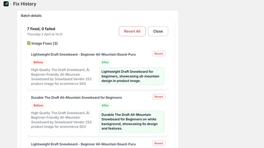 RankCart ‑ Scan &amp; Auto Fix SEO screenshot