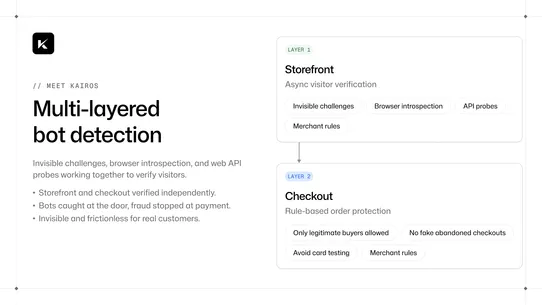 Kairos Store &amp; Bot Protection screenshot