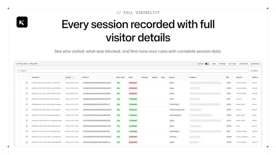 Kairos Store &amp; Bot Protection screenshot