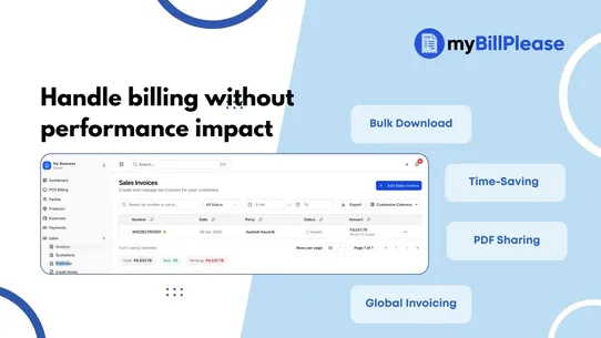 myBillPlease: GST Bill Invoice screenshot