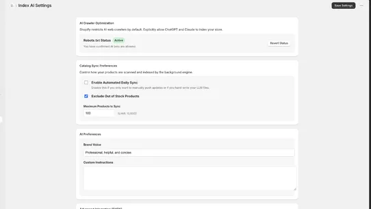 Strata AI: AEO &amp; llms.txt screenshot