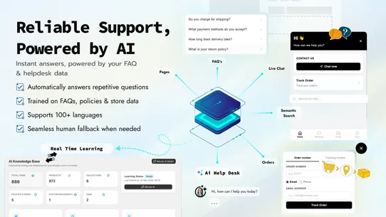 Ai Samy: Helpdesk &amp; AI Chatbot screenshot