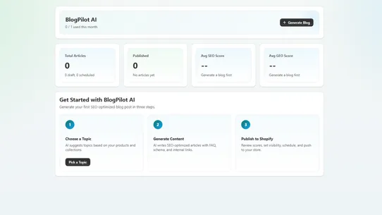 BlogPilot AI – SEO Blog Writer screenshot