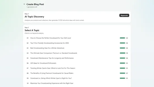 BlogPilot AI – SEO Blog Writer screenshot