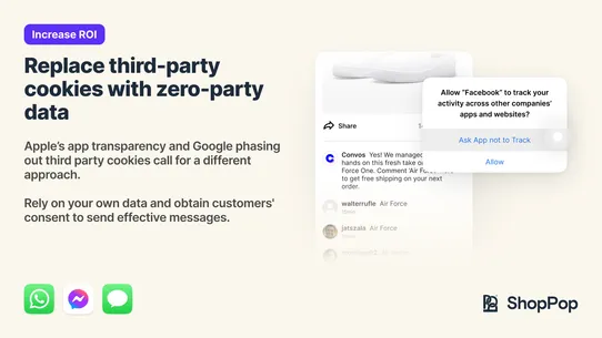 ShopPop: WhatsApp &amp; SMS alerts screenshot