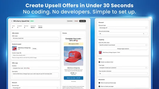 UpsellCat: One‑Click Upsells screenshot