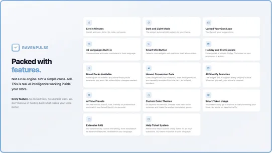 RavenPulse AI Upsell Engine screenshot
