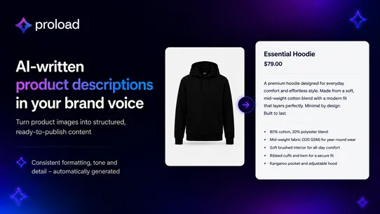 Proload AI: Product Upload screenshot