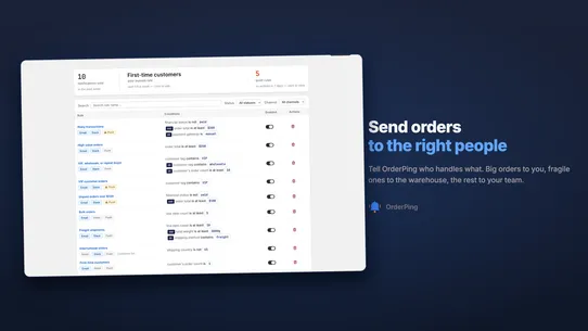 OrderPing — Smart Order Alerts screenshot