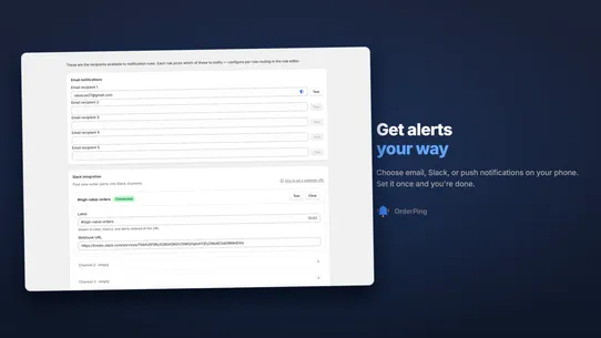 OrderPing — Smart Order Alerts screenshot