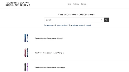FoundThis Search Intelligence screenshot