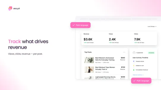 vevy: AI Blog Builder &amp; Writer screenshot