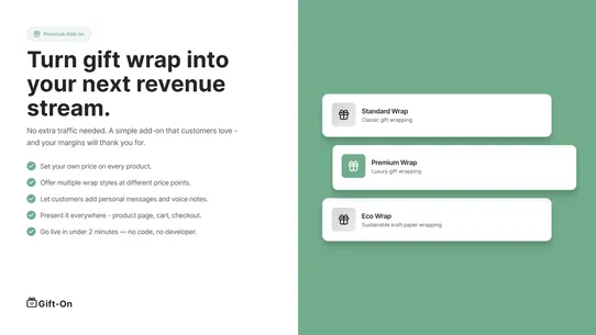 Gift‑On: Gift Wrap &amp; VoiceNote screenshot