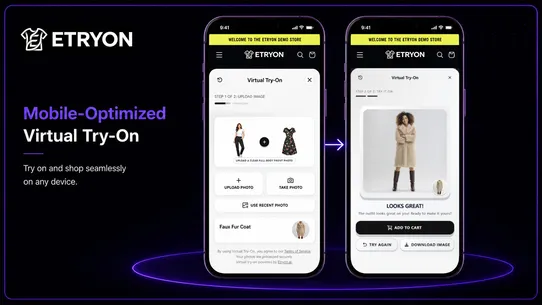 Etryon Virtual Try‑On screenshot