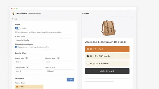 BundleBee ‑ Bundles &amp; Upsells screenshot