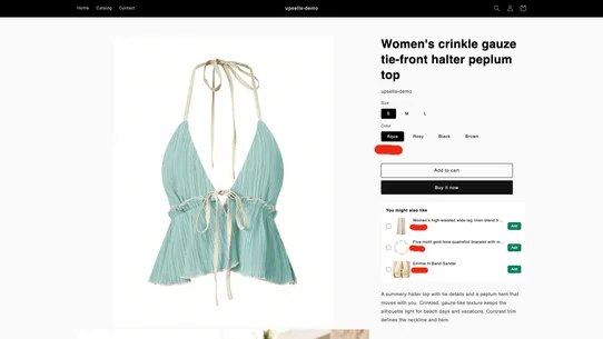 Upsella ‑ Upsell &amp; Cross Sell screenshot