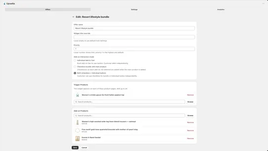 Upsella ‑ Upsell &amp; Cross Sell screenshot