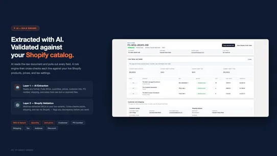 POMate: PO to Draft Order screenshot