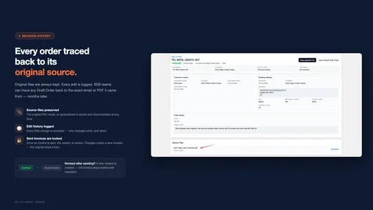 POMate: PO to Draft Order screenshot