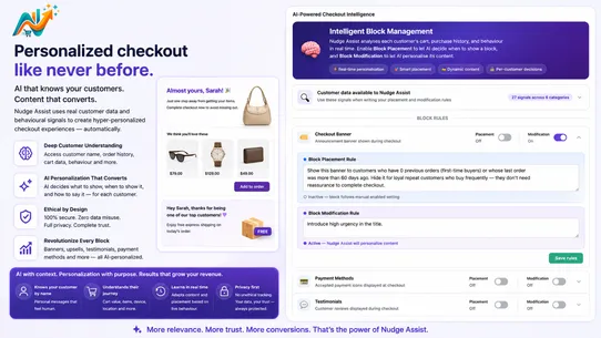 Nudge ‑ Checkout Optimizer screenshot
