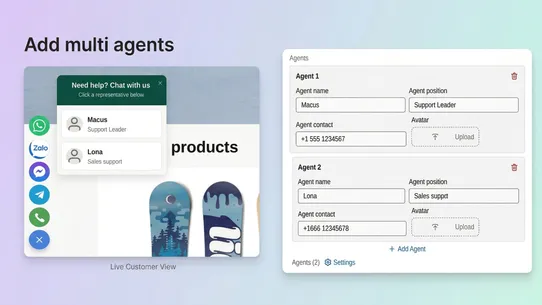 JA Chat Buttons &amp; WhatsApp screenshot