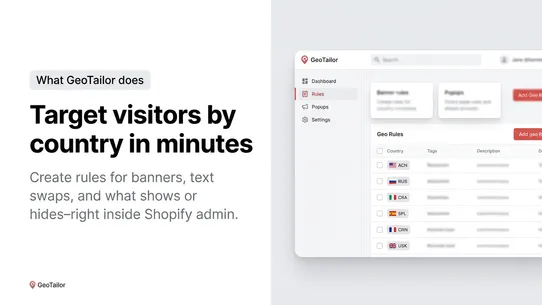 GeoTailor screenshot