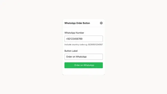 WP WhatsApp Order Button screenshot