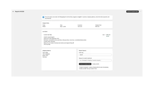 Reprint Vault | Order Reprints screenshot