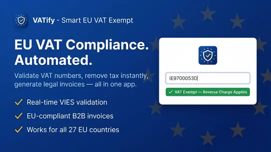 VATify ‑ Smart EU VAT Exempt screenshot