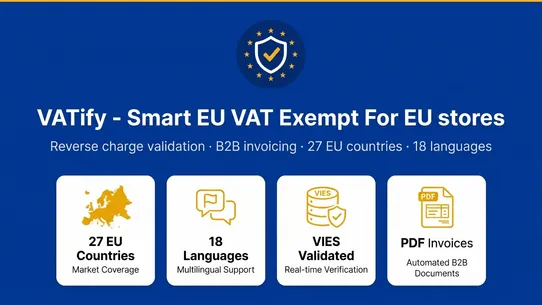 VATify ‑ Smart EU VAT Exempt screenshot