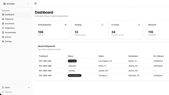 BryteOps Integration screenshot