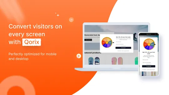 Qorix Popup &amp; Spin Wheel screenshot