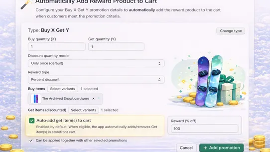 CartGift: BOGO ‑ Discounts screenshot