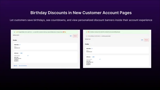 Hurrah: Birthday Discount screenshot
