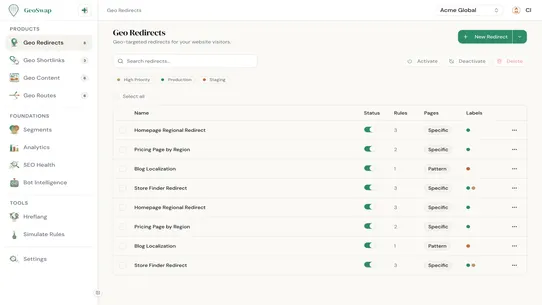 GeoSwap: Geo‑Target &amp; Redirect screenshot