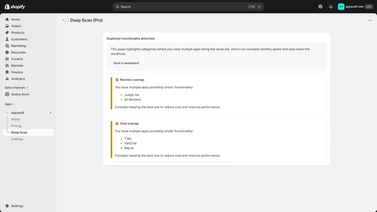 AppAudit screenshot