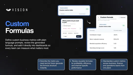 Vision: Analytics &amp; Reports screenshot