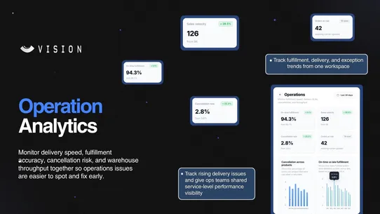 Vision: Analytics &amp; Reports screenshot