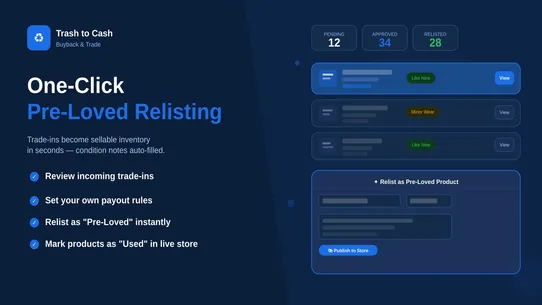 Trash to Cash: Buyback &amp; Trade screenshot